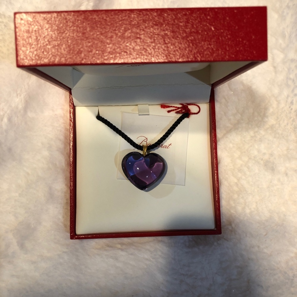 Purple Crystal Baccarat Necklace